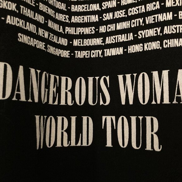Ariana Grande 'Dangerous Woman Tour" Black Hoodie Medium - Picture 4 of 8